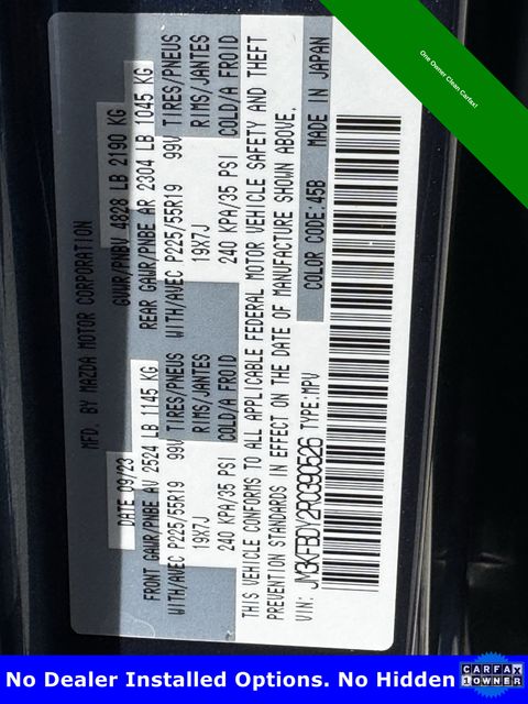 2024 Mazda CX-5 2.5 Turbo Premium Blue at Parkway Family Mazda