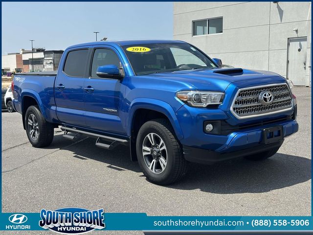 Blazing Blue 2016 Toyota Tacoma Pickup Truck Four-Wheel Drive 6-Speed Automatic