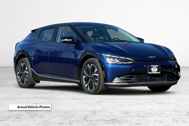 Yacht Blue 2024 Kia EV6 Wind AWD SUV / Crossover All-Wheel Drive 1-Speed Automatic