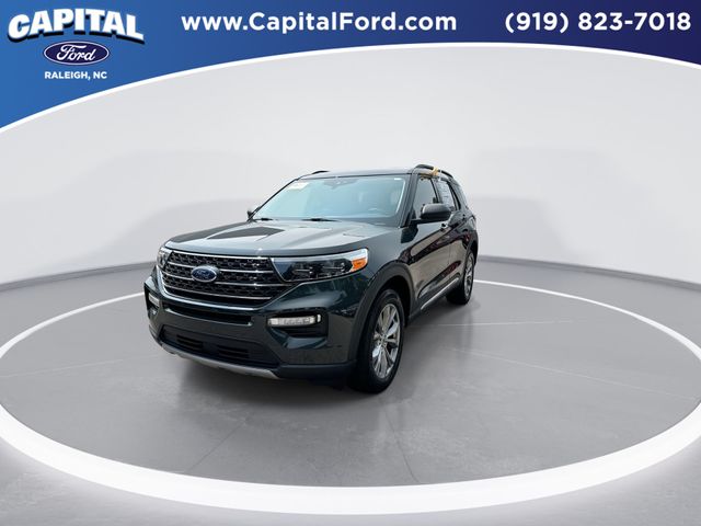 Certified Used 2023 Forged Green Metallic Ford XLT image 4