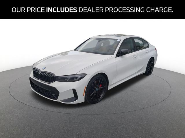 Alpine White 2023 BMW 3 Series Sedan All-Wheel Drive 8-Speed Automatic