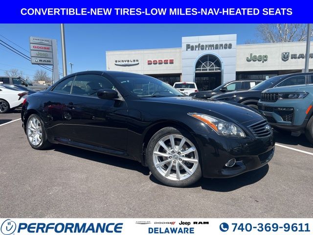 Black Obsidian 2013 INFINITI G37 Convertible RWD Convertible Rear-Wheel Drive 7-Speed Automatic