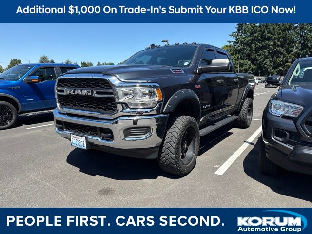 Gray (Maximum Steel Metallic Clearcoat) 2021 RAM 2500 Pickup Truck Four-Wheel Drive 8-Speed Automatic