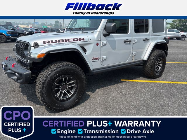 Silver Zynith Clearcoat 2024 Jeep Wrangler SUV / Crossover Four-Wheel Drive 8-Speed Automatic