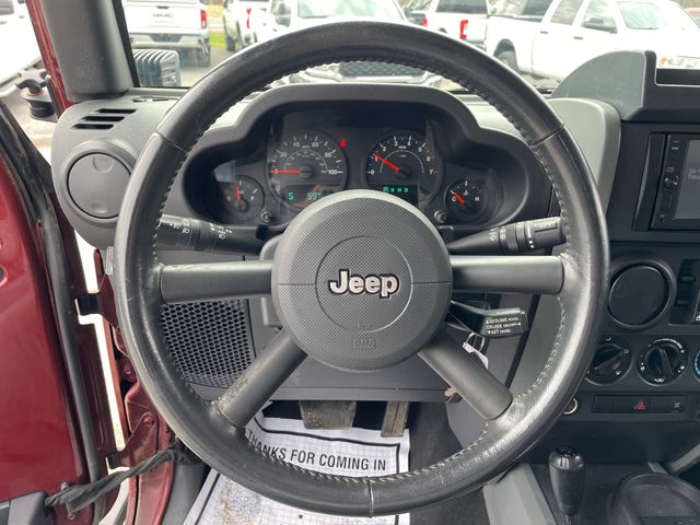 2008 Jeep Wrangler Unlimited X - Red Rock Crystal Pearlcoat exterior view 14