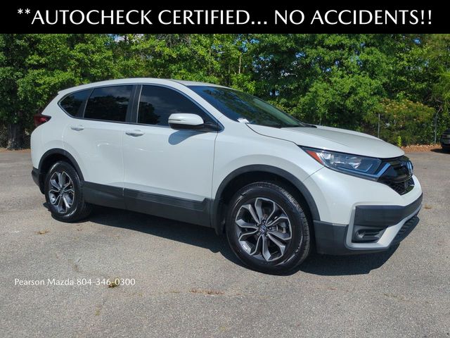 White 2022 Honda CR-V EX AWD SUV / Crossover All-Wheel Drive Continuously Variable Transmission