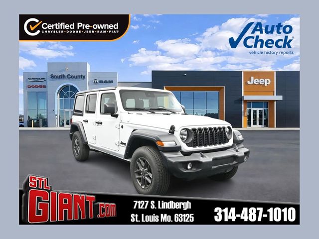 Bright White Clearcoat 2024 Jeep Wrangler SUV / Crossover Four-Wheel Drive 8-Speed Automatic