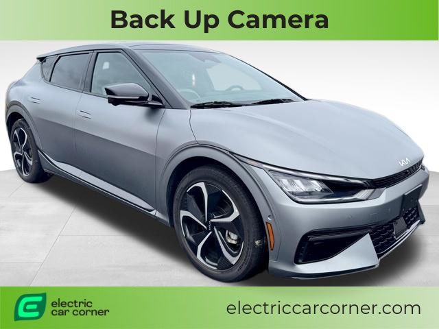Steel Matte Gray 2024 Kia EV6 GT-Line AWD SUV / Crossover All-Wheel Drive 1-Speed Automatic