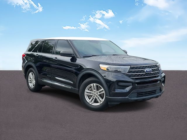 Black Metallic 2022 Ford Explorer SUV / Crossover Rear-Wheel Drive Automatic