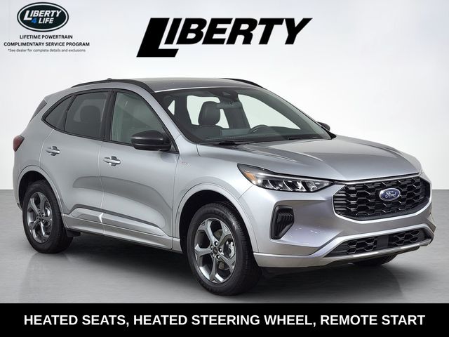 Iconic Silver Metallic 2024 Ford Escape SUV / Crossover All-Wheel Drive 8-Speed Automatic