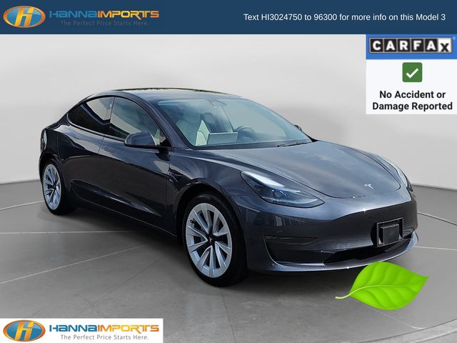 Gray 2023 Tesla Model 3 Sedan Rear-Wheel Drive 1-Speed Automatic