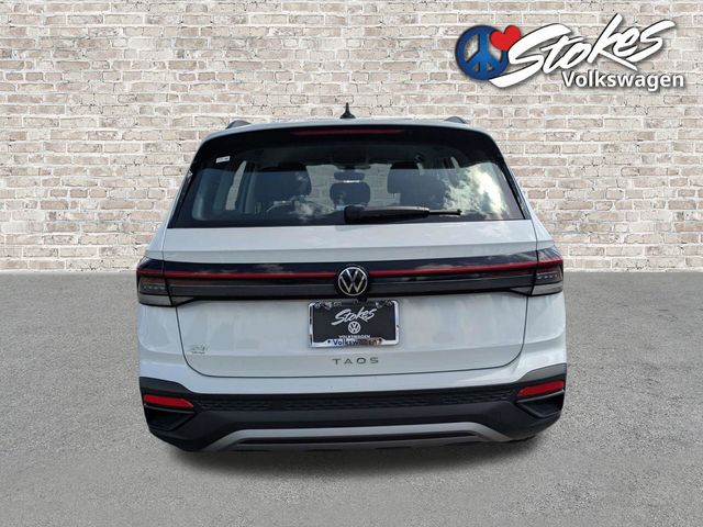2025 Volkswagen Taos 1.5T S White at Stokes Volkswagen