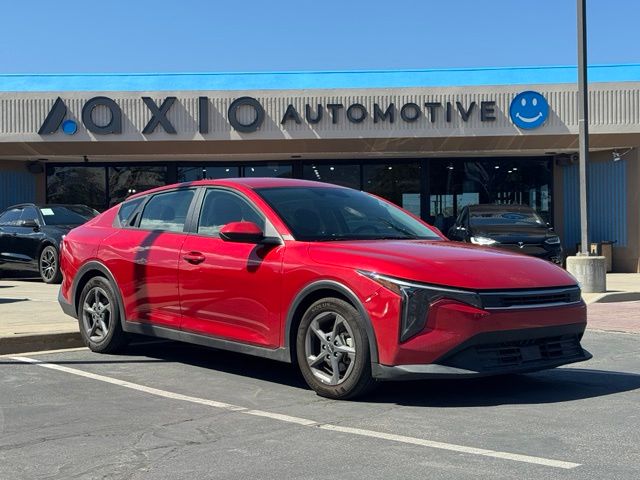 Currant Red 2025 Kia K4 Sedan Front-Wheel Drive Continuously Variable Transmission