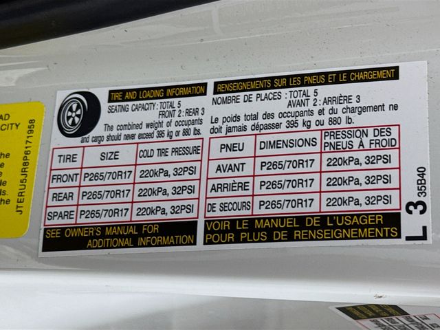 2023 Ice Toyota 4Runner TRD Off-Road Premium 4X4 SUV