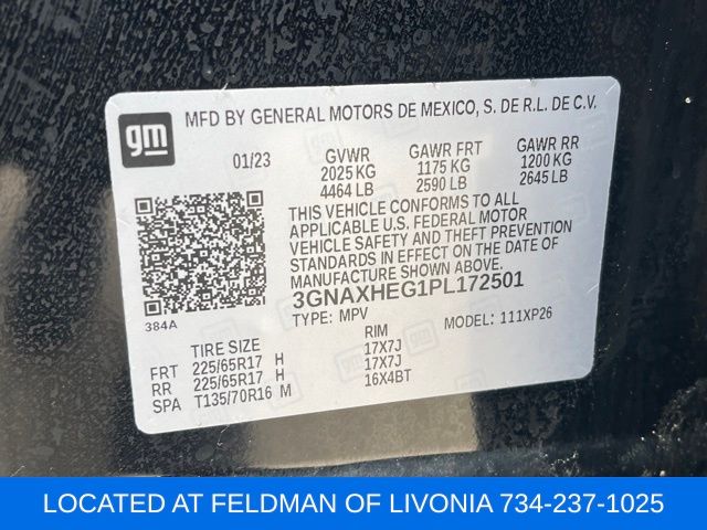 Used 2023 Chevrolet Equinox For Sale in Livonia, MI