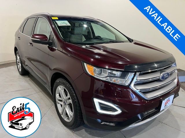 Red (Burgundy) 2017 Ford Edge SUV / Crossover All-Wheel Drive 6-Speed Automatic