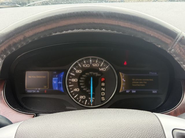 2013 Ford Edge Limited White at Central Houston Nissan