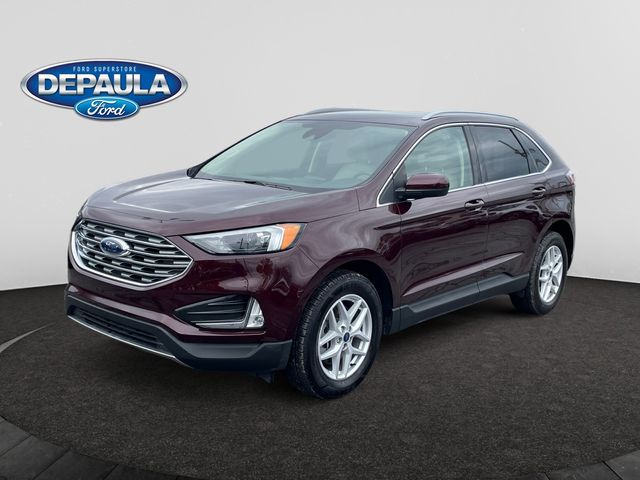 Red (Burgundy) 2022 Ford Edge SUV / Crossover All-Wheel Drive 8-Speed Automatic