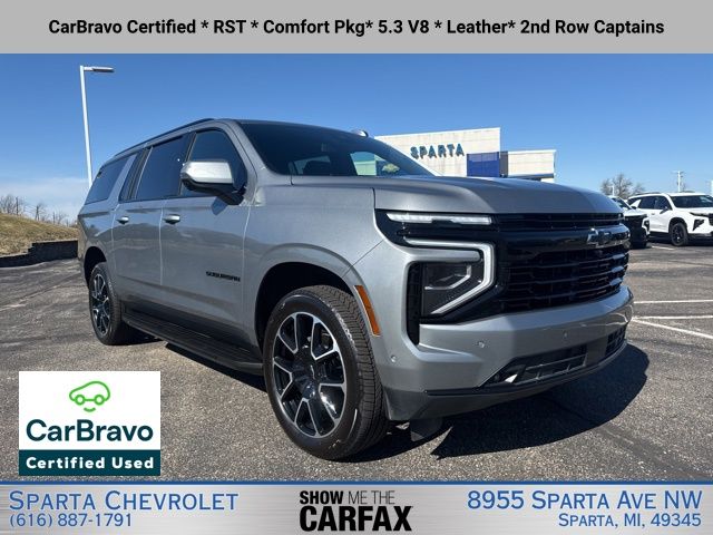 Sterling Gray Metallic 2025 Chevrolet Suburban SUV / Crossover Four-Wheel Drive Automatic