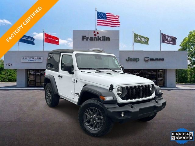 Bright White Clearcoat 2025 Jeep Wrangler SUV / Crossover Four-Wheel Drive 8-Speed Automatic