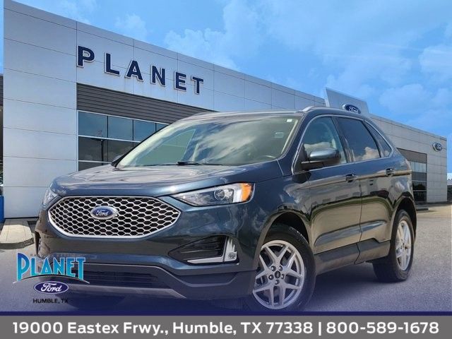 Blue Metallic 2023 Ford Edge SUV / Crossover All-Wheel Drive 8-Speed Automatic