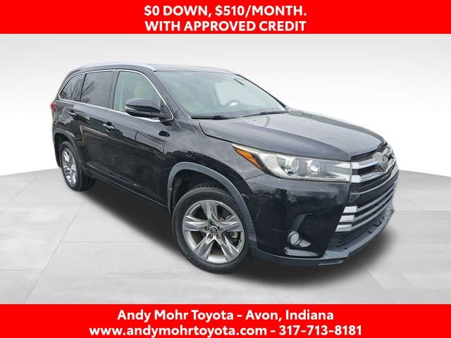 Midnight Black Metallic 2018 Toyota Highlander Limited SUV / Crossover Front-Wheel Drive 8-Speed Automatic