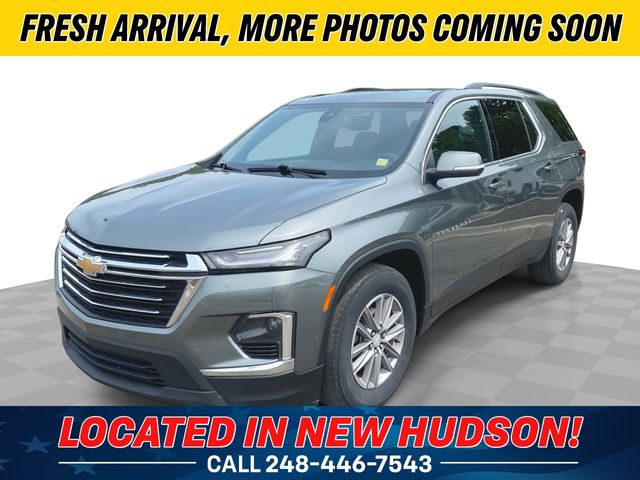 Silver Sage Metallic 2023 Chevrolet Traverse SUV / Crossover Four-Wheel Drive 9-Speed Automatic