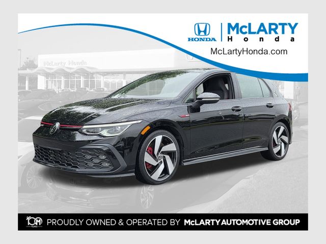 Deep Black Pearl 2024 Volkswagen Golf GTI Hatchback Front-Wheel Drive 7-Speed Dual Clutch