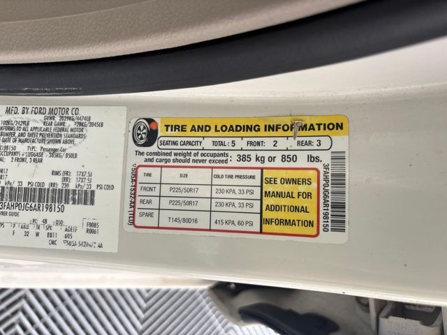Used 2010 Ford Fusion Sedan
