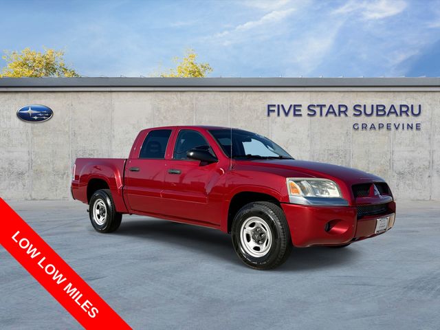 Lava Red Pearlcoat 2007 Mitsubishi Raider LS Pickup Truck Rear-Wheel Drive 4-Speed Automatic Overdrive