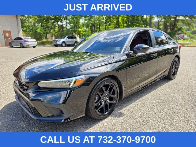 Black 2023 Honda Civic Sedan Front-Wheel Drive 6-Speed Manual