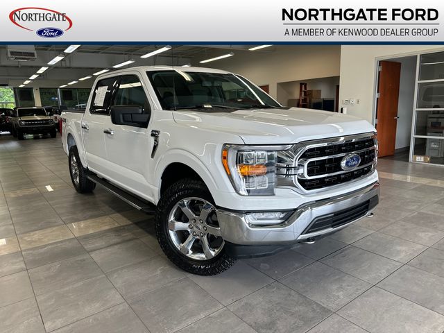 Oxford White 2021 Ford F-150 XLT SuperCrew 4WD Pickup Truck Four-Wheel Drive Automatic