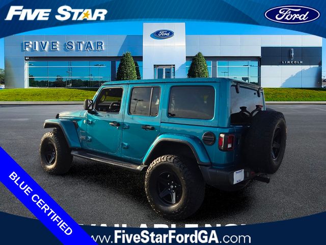 Certified Used 2020 Beige Jeep Unlimited Sahara image 5