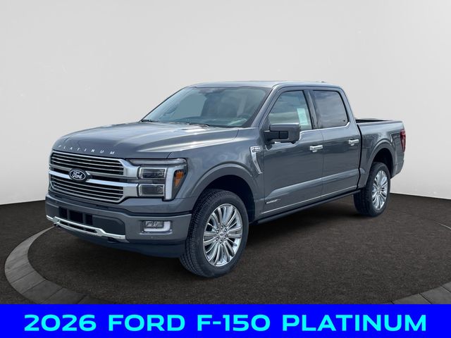 Gray 2026 Ford F-150 Pickup Truck Four-Wheel Drive Automatic