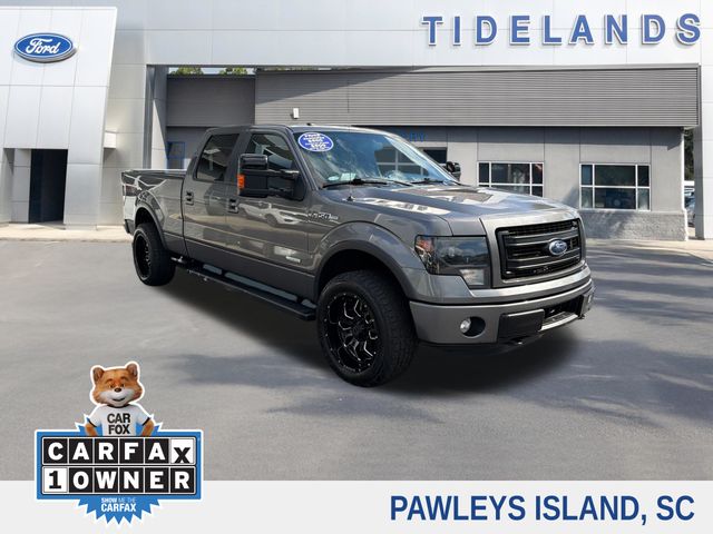 Sterling Gray Metallic 2014 Ford F-150 FX4 SuperCrew 4WD Pickup Truck Four-Wheel Drive 6-Speed Automatic