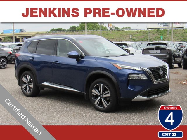 Caspian Blue Metallic 2023 Nissan Rogue SUV / Crossover All-Wheel Drive Continuously Variable Transmission