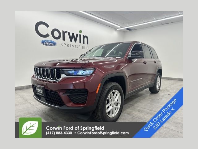 Velvet Red Pearlcoat 2025 Jeep Grand Cherokee Laredo X 4WD SUV / Crossover Four-Wheel Drive 8-Speed Automatic