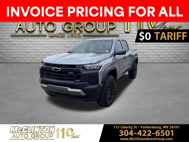 2025 Sterling Gray Metallic Chevrolet Colorado Trail Boss 4X4 Truck