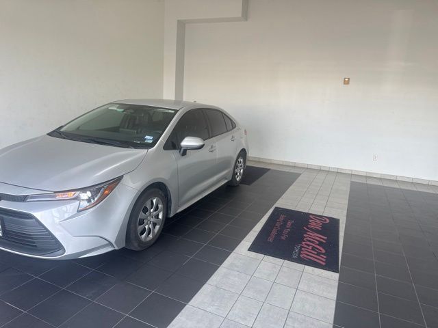 2025 Toyota Corolla LE Silver at Classic Elite Chevrolet Sugar Land