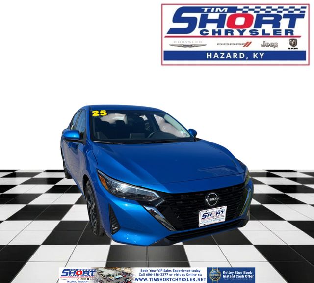 Electric Blue Metallic 2025 Nissan Sentra Sedan Front-Wheel Drive Continuously Variable Transmission