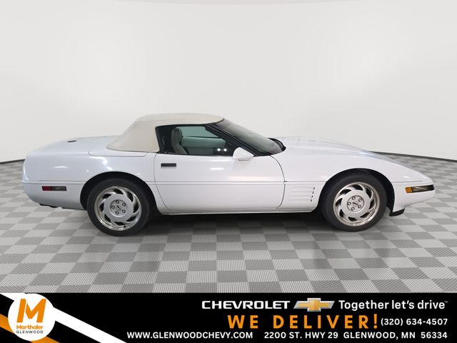 White 1992 Chevrolet Corvette Convertible Rear-Wheel Drive 4-Speed Automatic