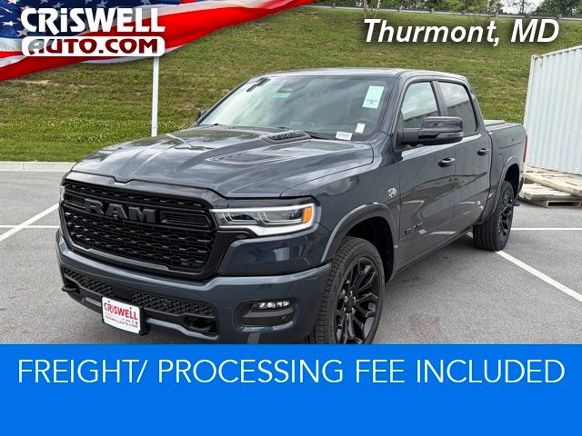 Forged Blue Metallic 2026 RAM 1500 Limited Crew Cab 4WD Pickup Truck Four-Wheel Drive 8-Speed Automatic