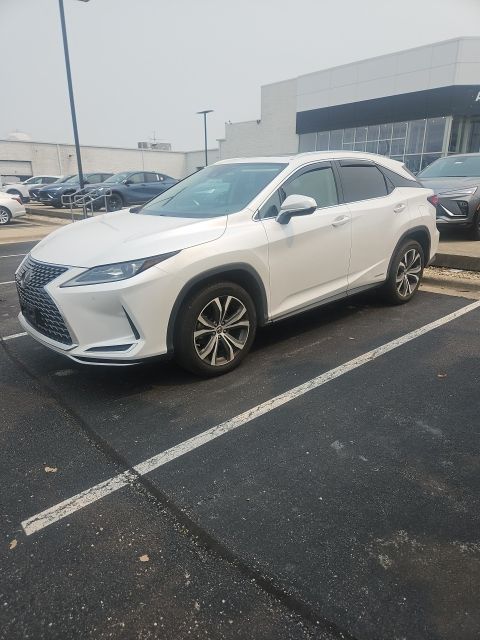 Eminent White Pearl 2020 Lexus RX Hybrid SUV / Crossover All-Wheel Drive Continuously Variable Transmission