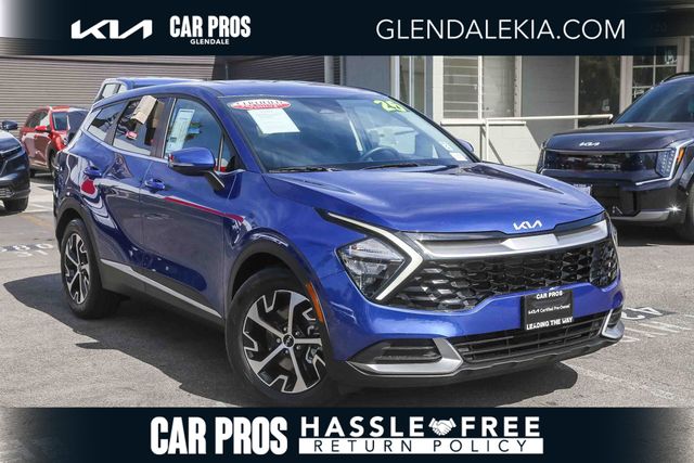 Sapphire Blue 2023 Kia Sportage SUV / Crossover Front-Wheel Drive 8-Speed Automatic