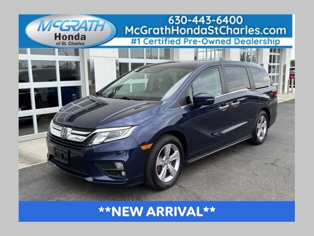 Black (Obsidian Blue Pearl) 2019 Honda Odyssey Minivan Front-Wheel Drive 9-Speed Automatic