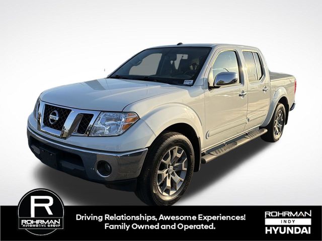 Glacier White 2019 Nissan Frontier Pickup Truck Four-Wheel Drive 5-Speed Automatic Overdrive