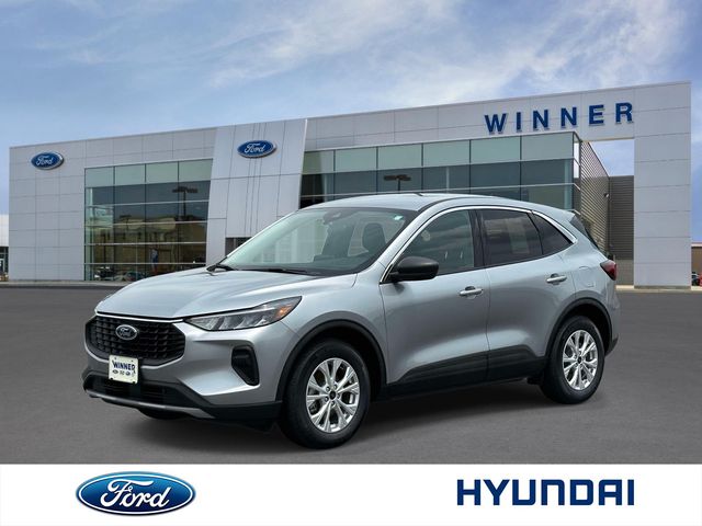 Iconic Silver Metallic 2024 Ford Escape SUV / Crossover Front-Wheel Drive 8-Speed Automatic