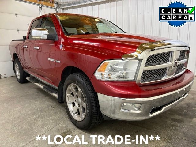 Inferno Red Crystal Pearlcoat 2010 Dodge RAM 1500 Pickup Truck Four-Wheel Drive 5-Speed Automatic