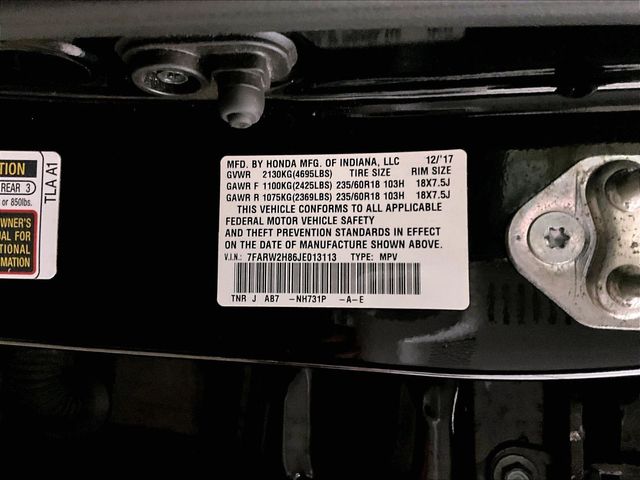 2018 Honda CR-V EX-L Black at Honda North