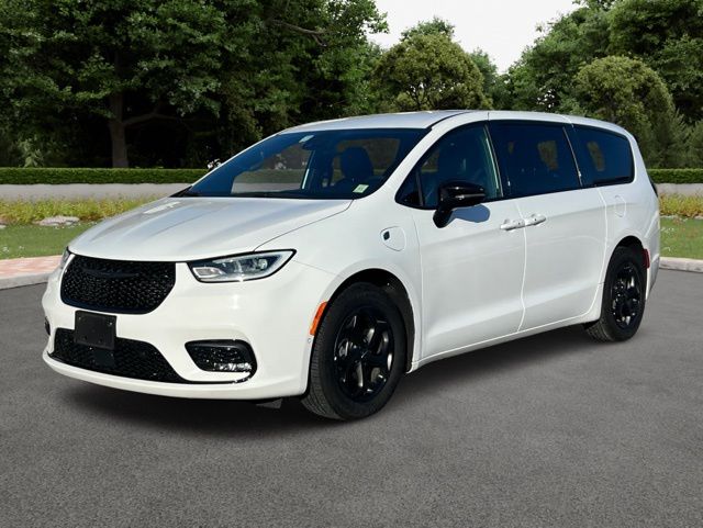 Bright White Clearcoat 2024 Chrysler Pacifica Hybrid Select FWD Minivan Front-Wheel Drive Continuously Variable Transmission